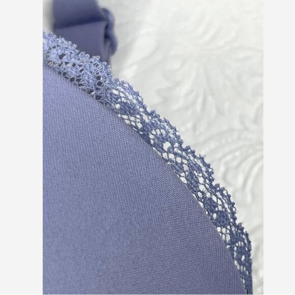 Maidenform Periwinkle Blue T-Shirt Bra 40C NWT Lightly Lined Underwire - Picture 6 of 10